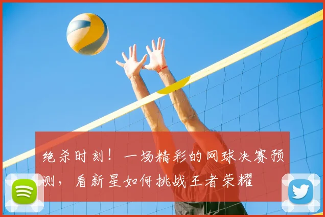 绝杀时刻！一场精彩的网球决赛预测，看新星如何挑战王者荣耀